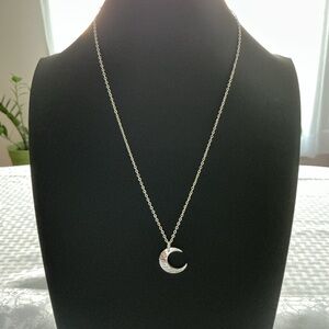 Silver Moon Lunar Necklace